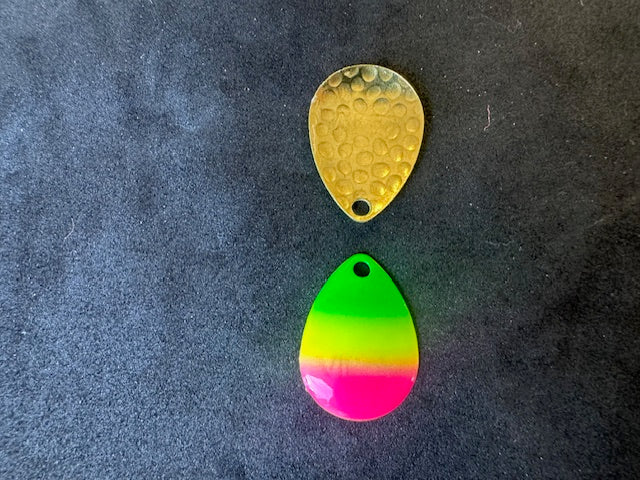 #3 Colorado "GREEN/CHART/PINK" Spinner Blade (Single Blade) - STLHD GEAR 