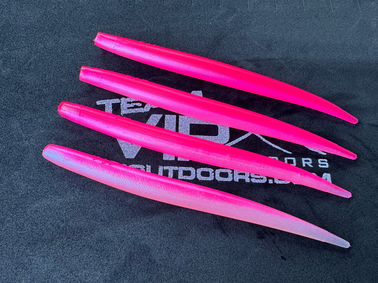 6"  Pink/Pearl Eel  (Single Bait) - STLHD GEAR 