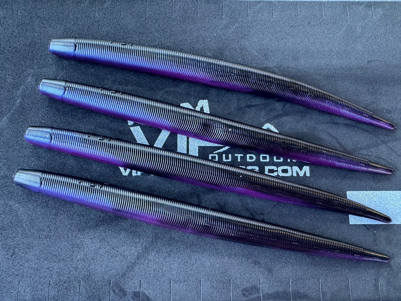 9", Purple Reaper Eel - Single Bait - STLHD GEAR 