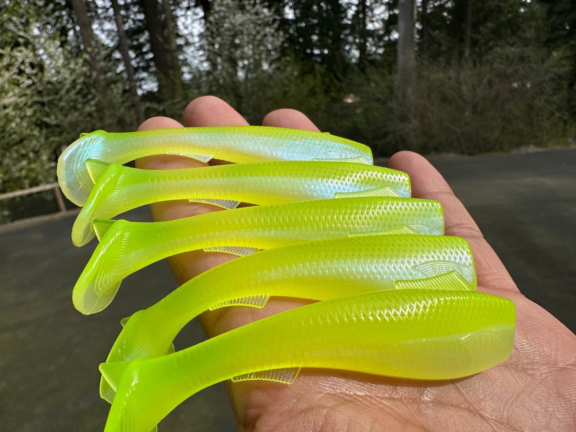 3.5” VIP “Chartreuse/Pearl” Swim Bait (Single Bait) - STLHD GEAR 