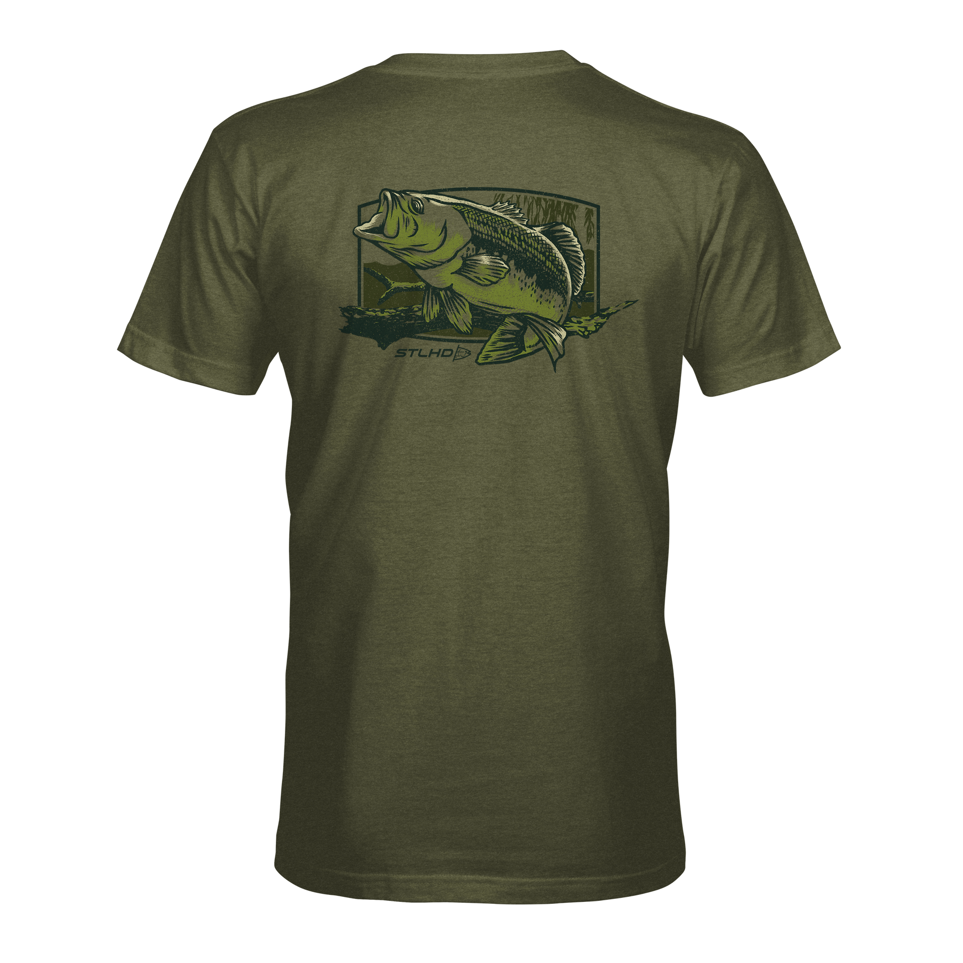 STLHD Big Bass Tee - STLHD GEAR 