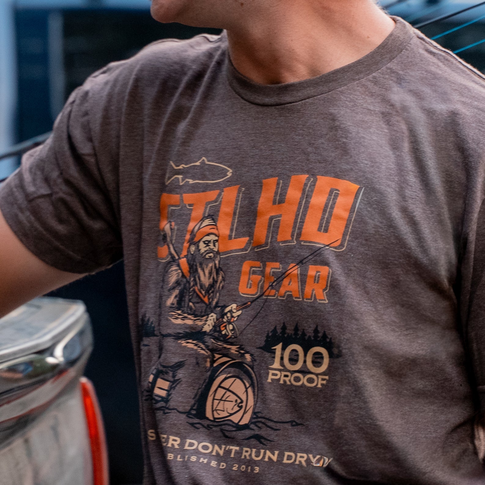 STLHD Men’s Whiskey River T-Shirt - STLHD GEAR 