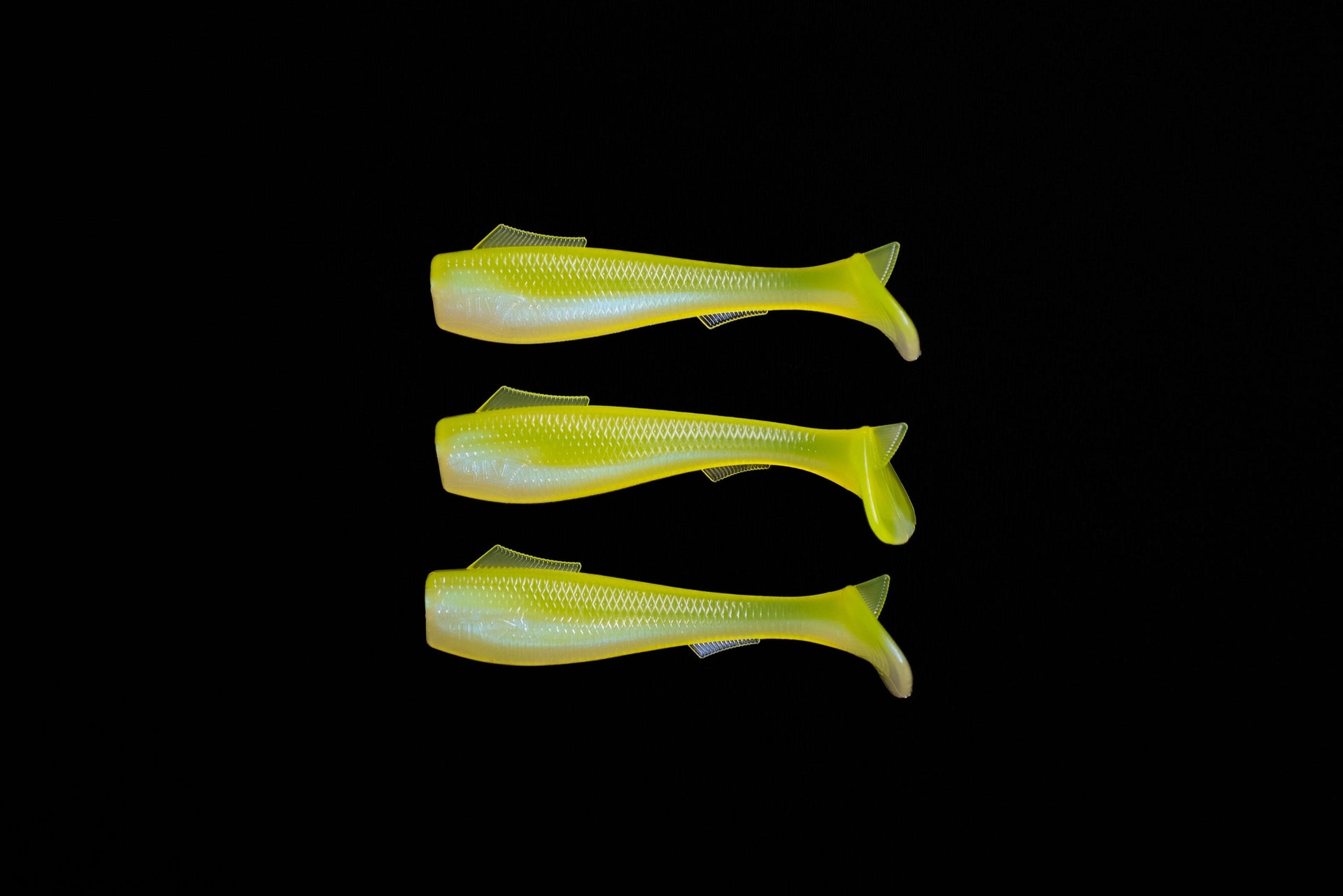 3.5” VIP “Chartreuse/Pearl” Swim Bait (Single Bait) - STLHD GEAR 
