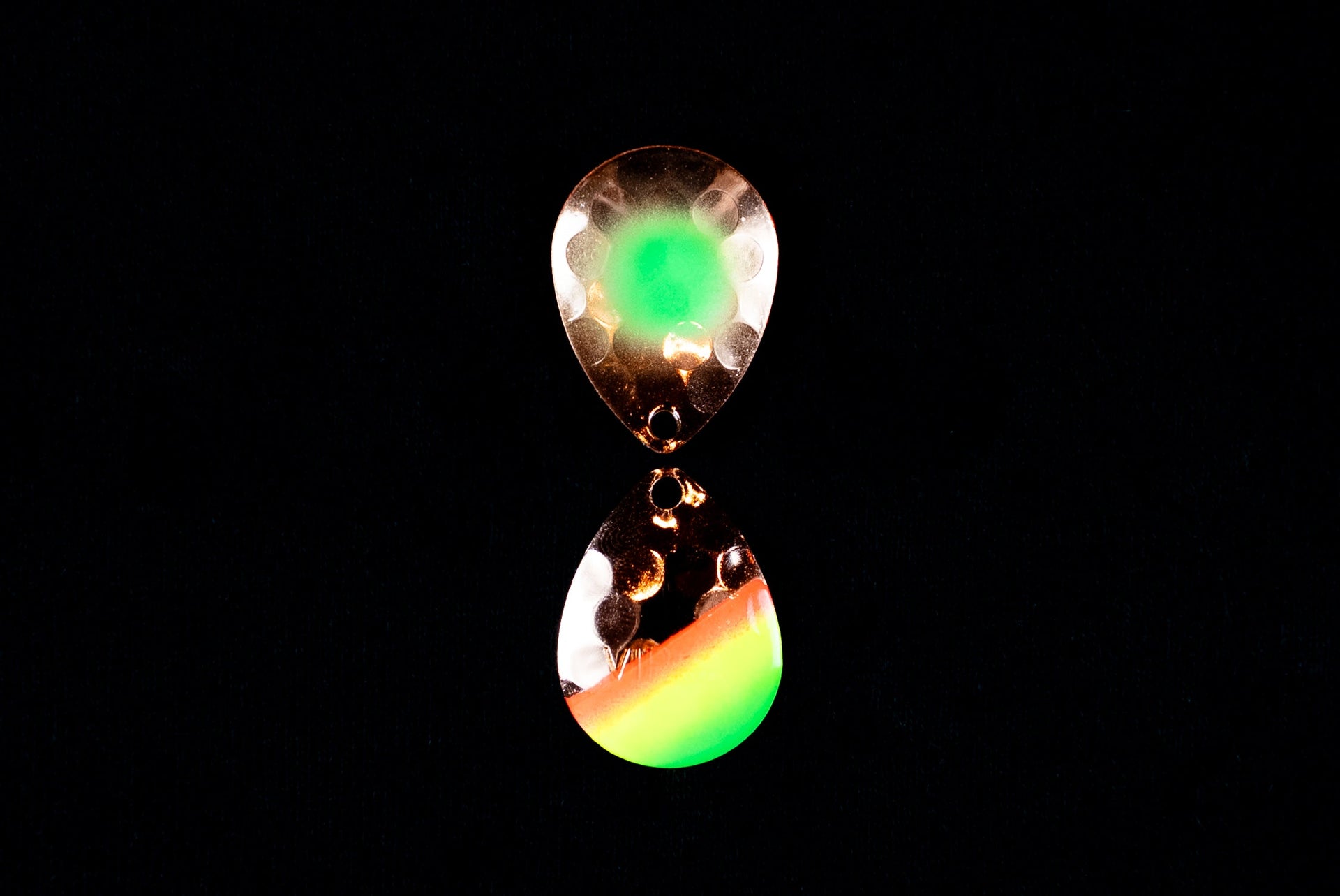 #3.5 Colorado "Green Dot Copper Mex Hat"  Spinner Blade (Single Blade) - STLHD GEAR 