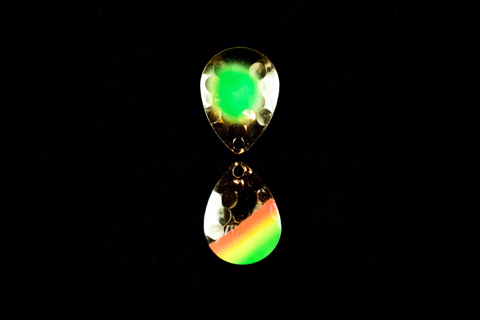 #3.5 Colorado "Green Dot Gold Mex Hat " Spinner Blade (Single Blade) - STLHD GEAR 