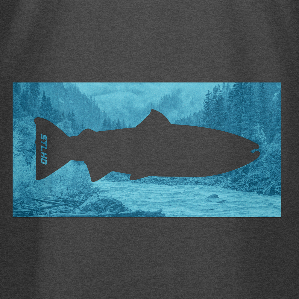 STLHD Blue Waters Tee, back view