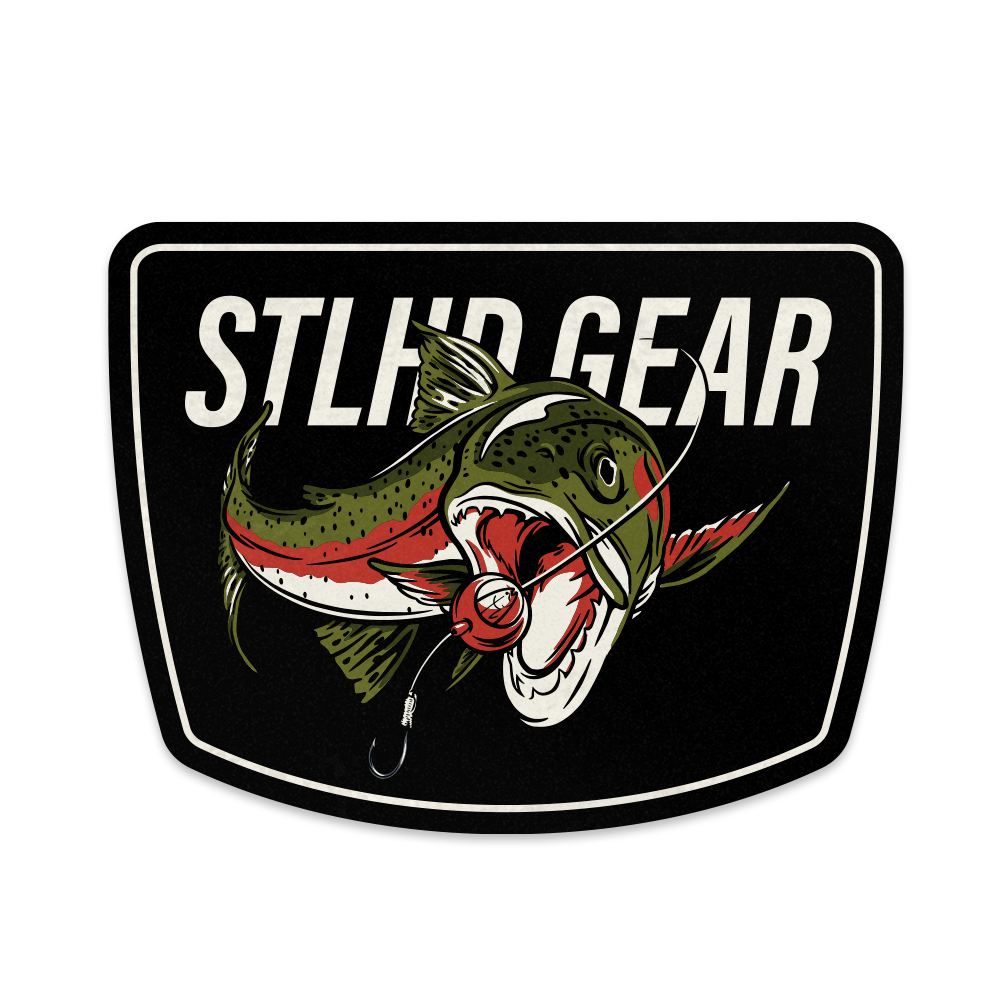 STLHD Chomper Sticker, front view