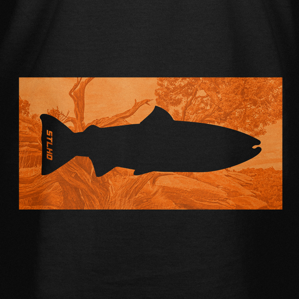 STLHD Fire Hole Tee, back view