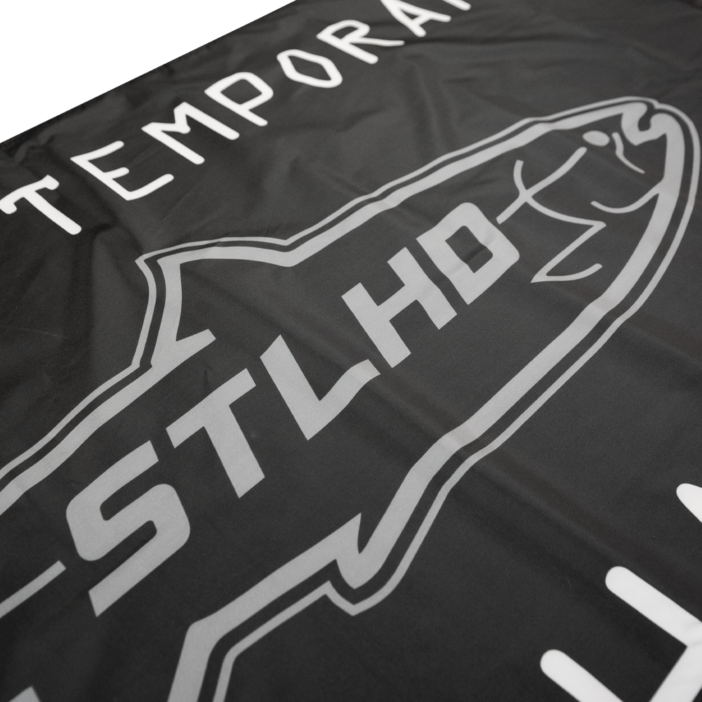 STLHD Fish Harder  3’ x 5’ Flag, back view