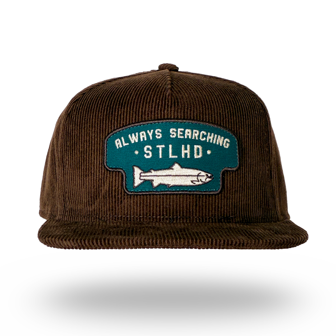 STLHD Forest Corduroy Snapback, back view