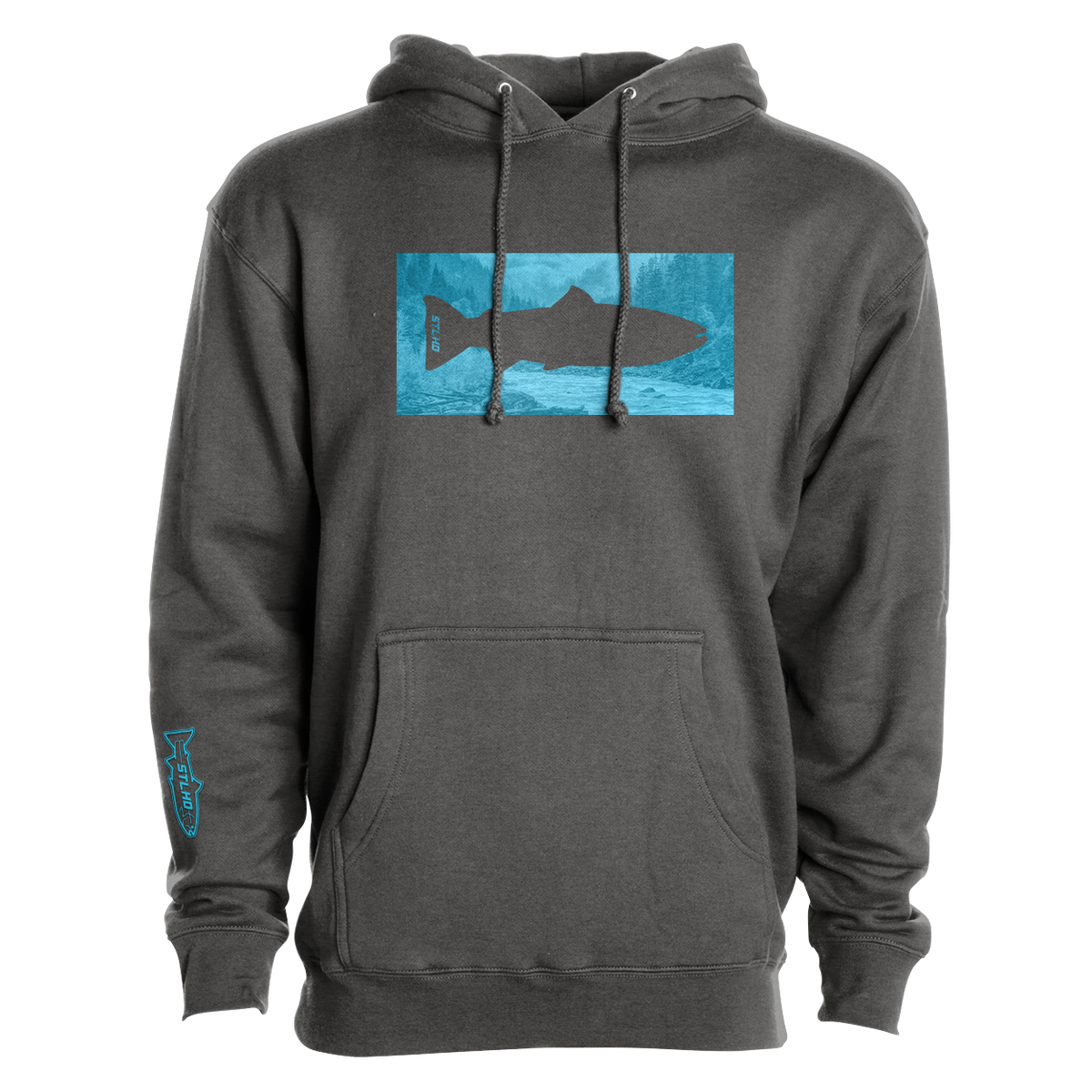 STLHD Free Flow Premium Hoodie, front view