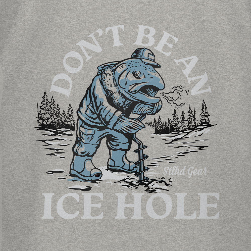 STLHD Ice Hole T-shirt, side view