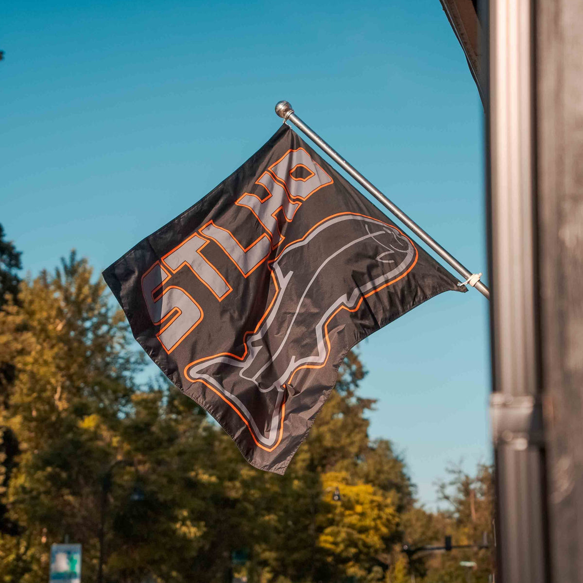 STLHD Legacy Full Size Flag, back view