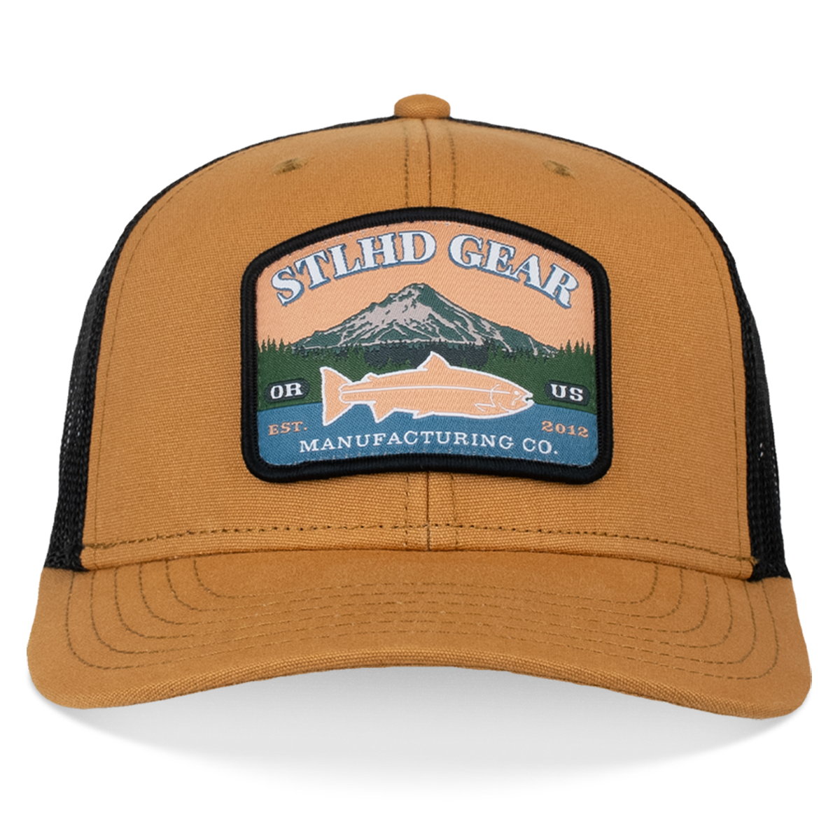 STLHD Limited Edition Mt. Hood Trucker, back view