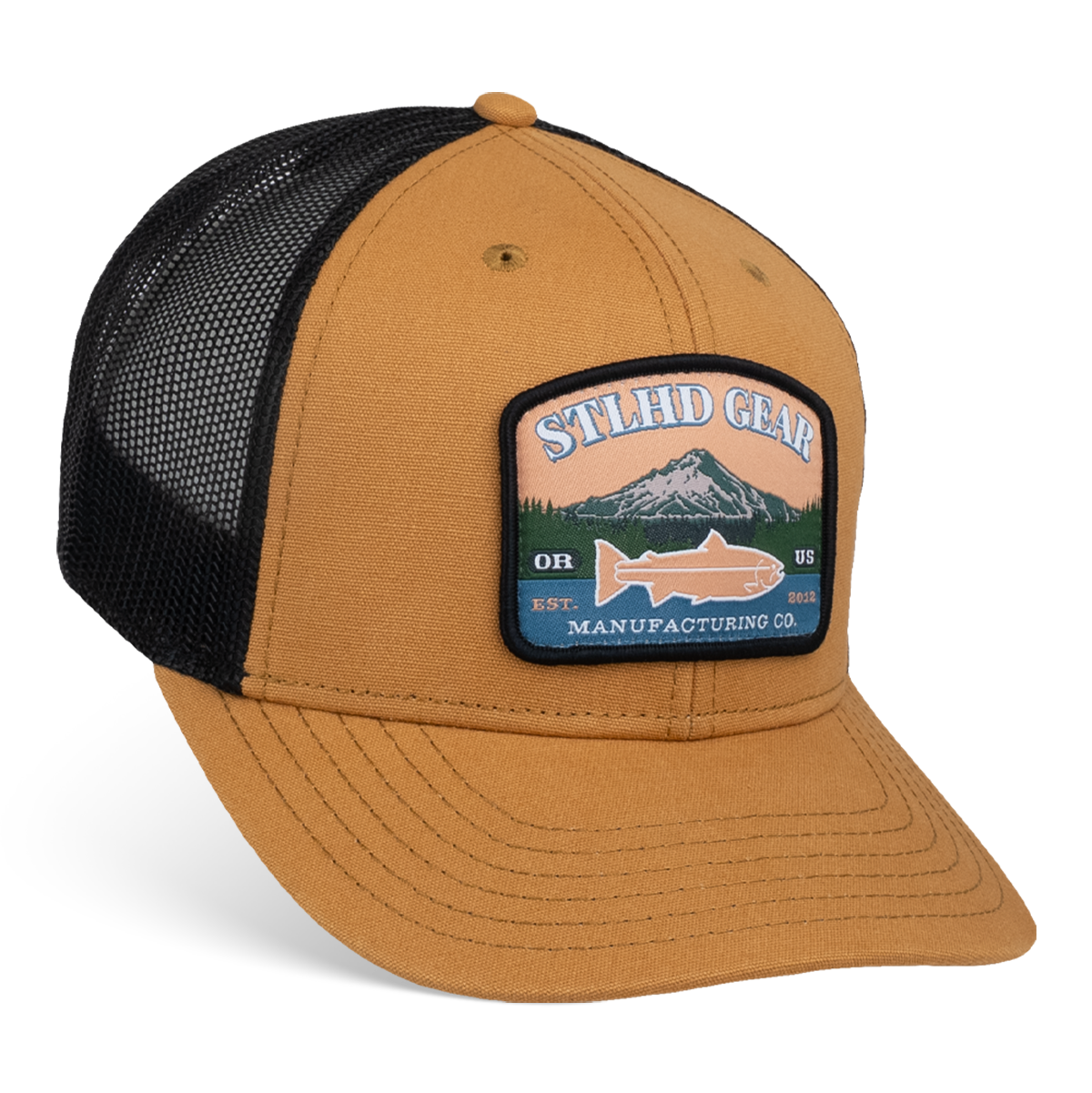 STLHD Limited Edition Mt. Hood Trucker, front view