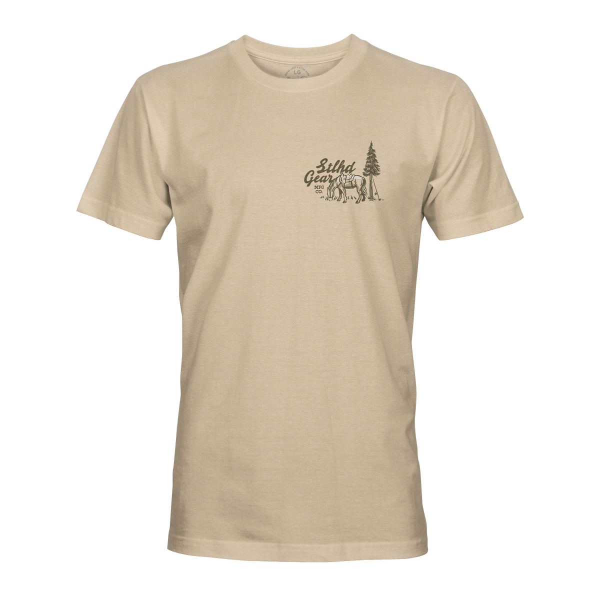 STLHD Men’s Cowboy  T-Shirt, front view