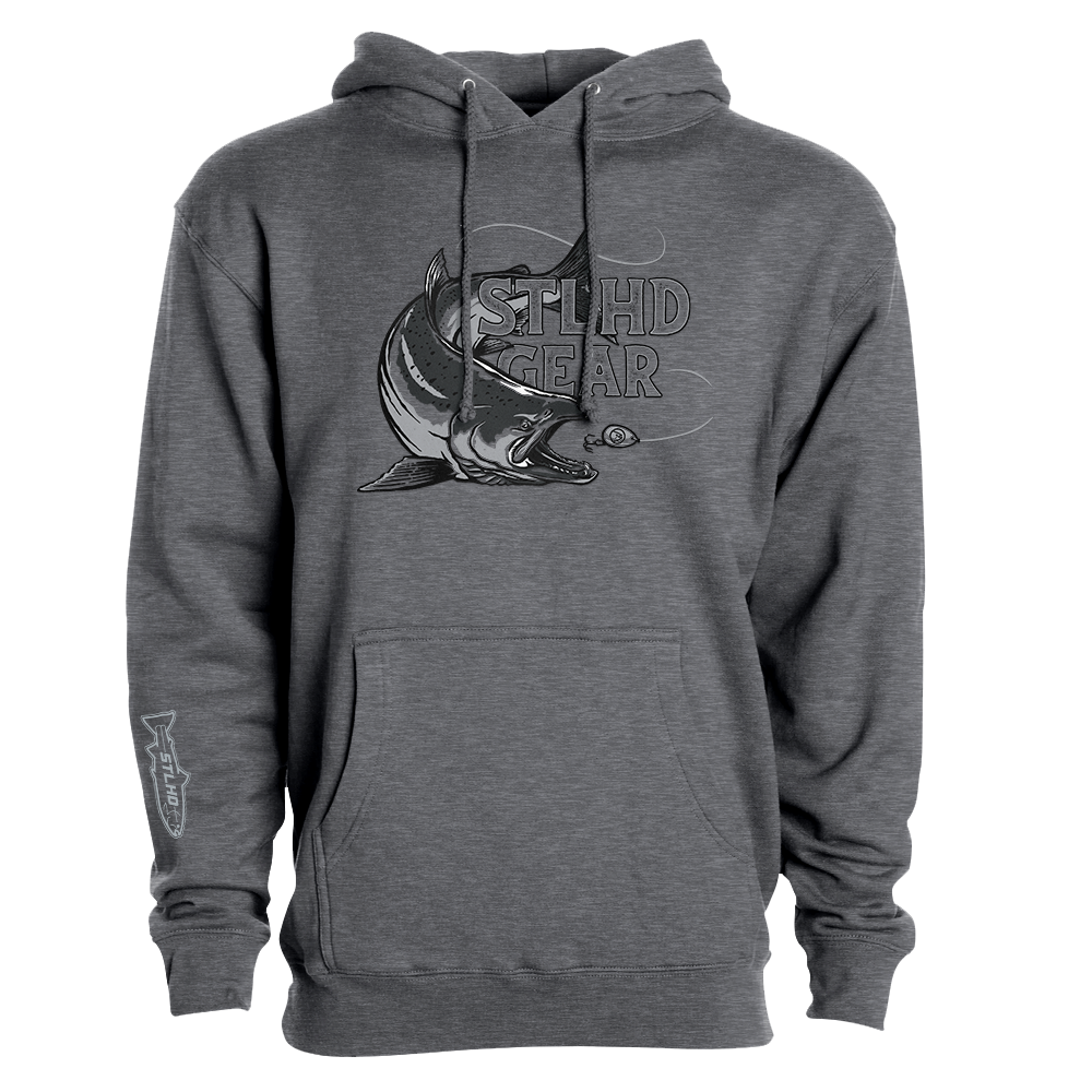 STLHD Men’s King Salmon Premium Hoodie, front view