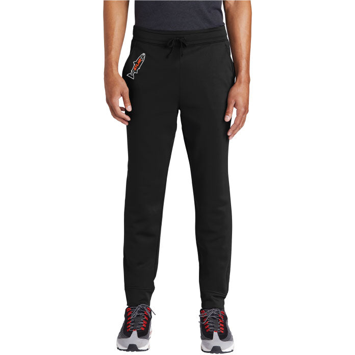STLHD Men's North Fork Black Wading Pants, back view