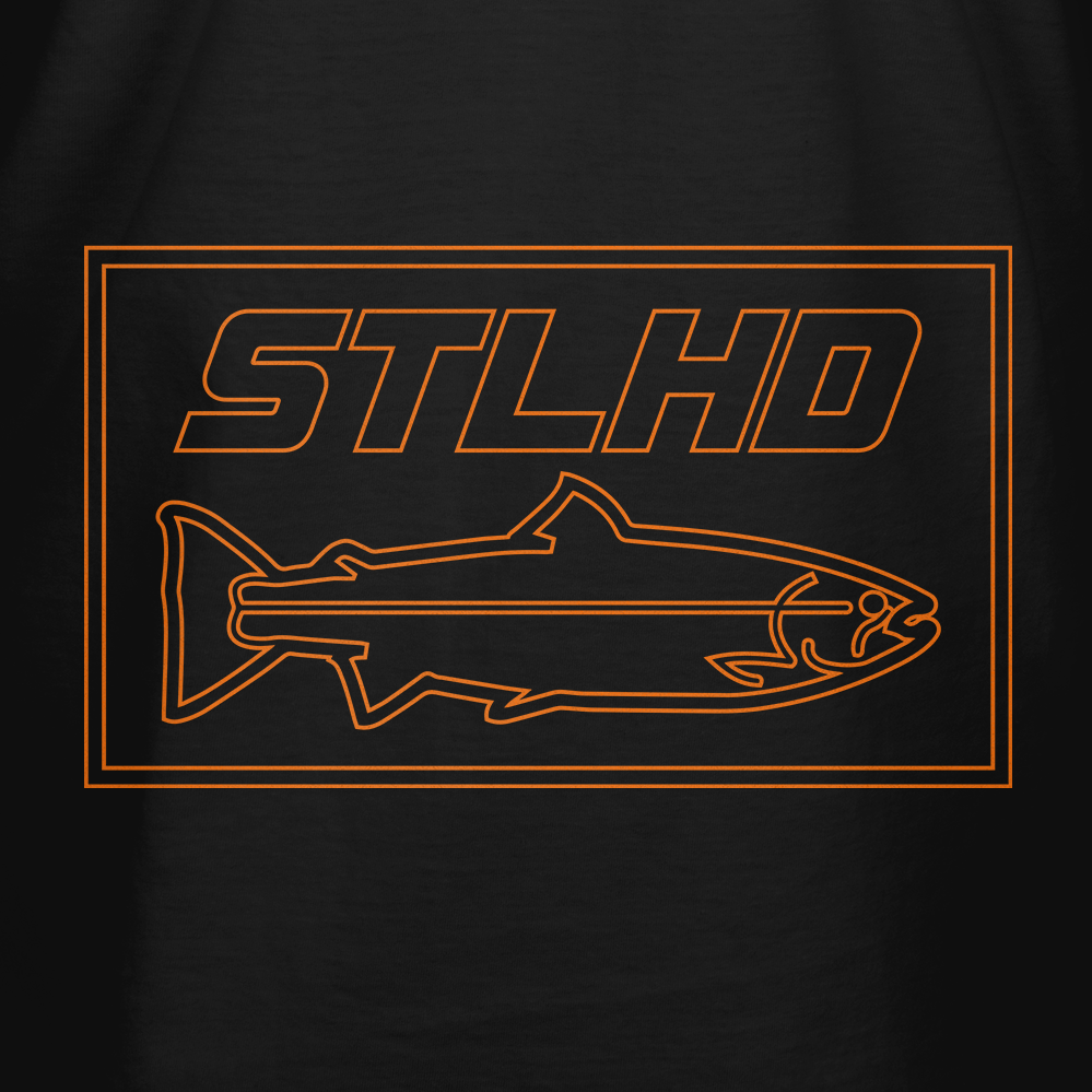 STLHD Men’s Outline T-Shirt, back view