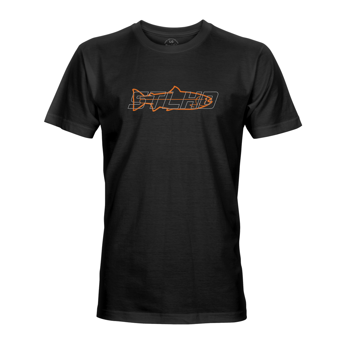 STLHD Men’s Overlay T-Shirt, front view