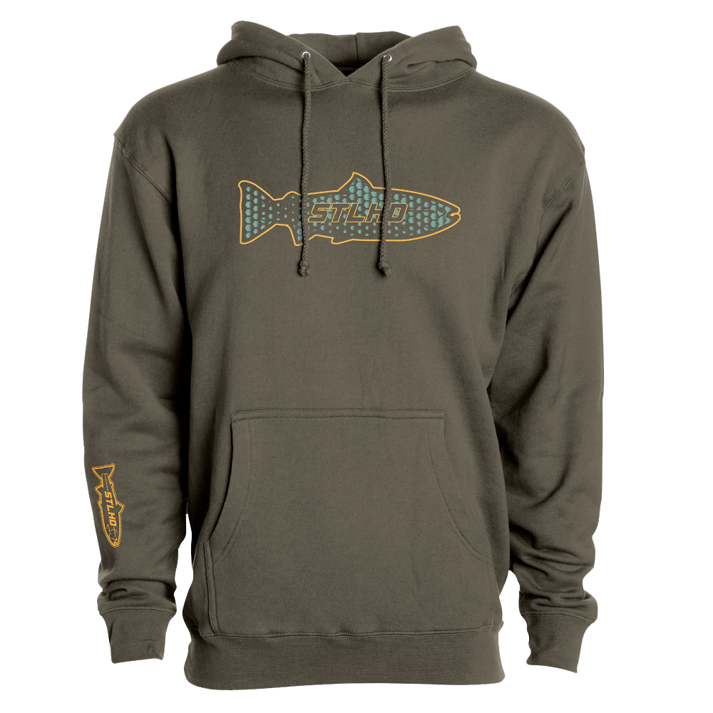 STLHD Men’s Scales Premium Hoodie, front view
