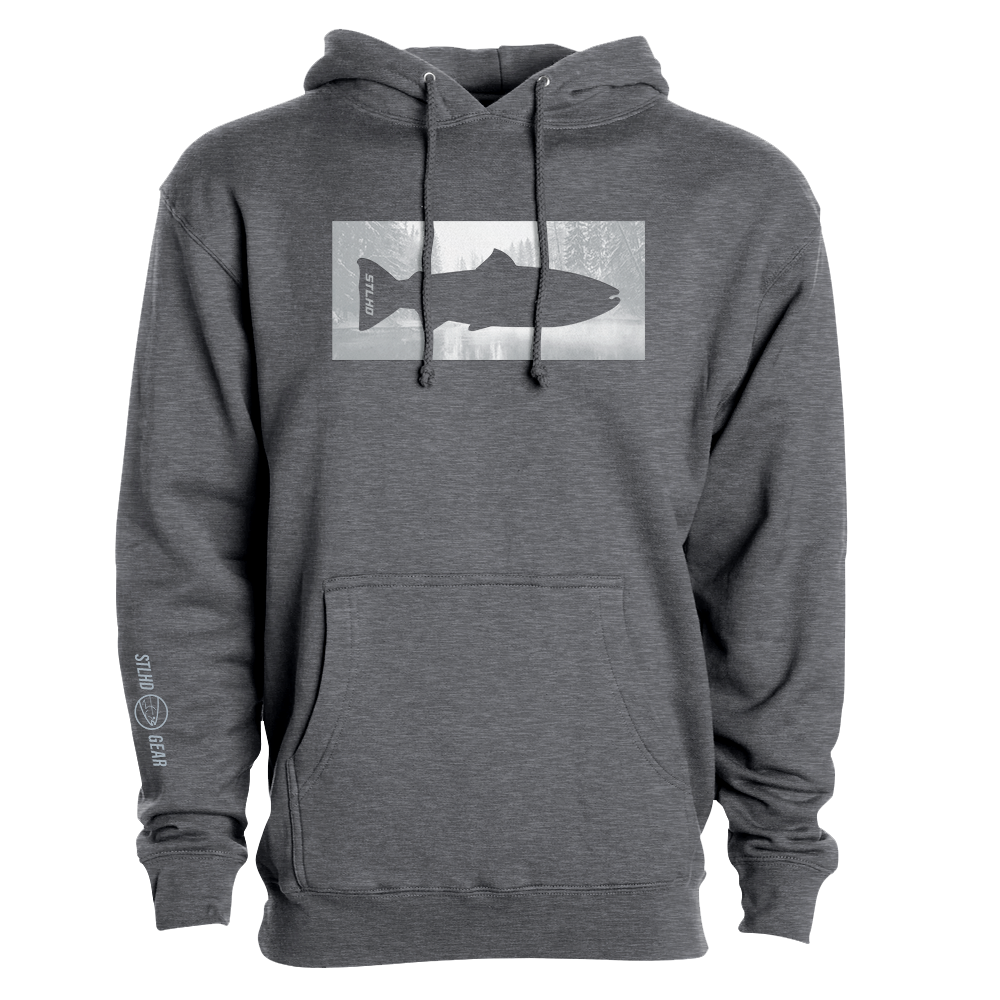 STLHD Men’s Winter Mist Premium Hoodie, front view