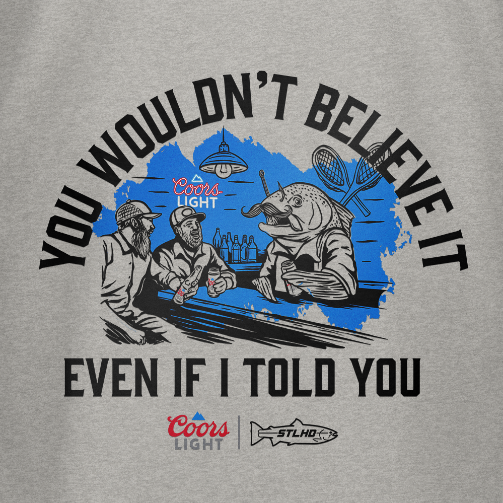 STLHD Men’s X Coors Light Bar Keep Tee, back view