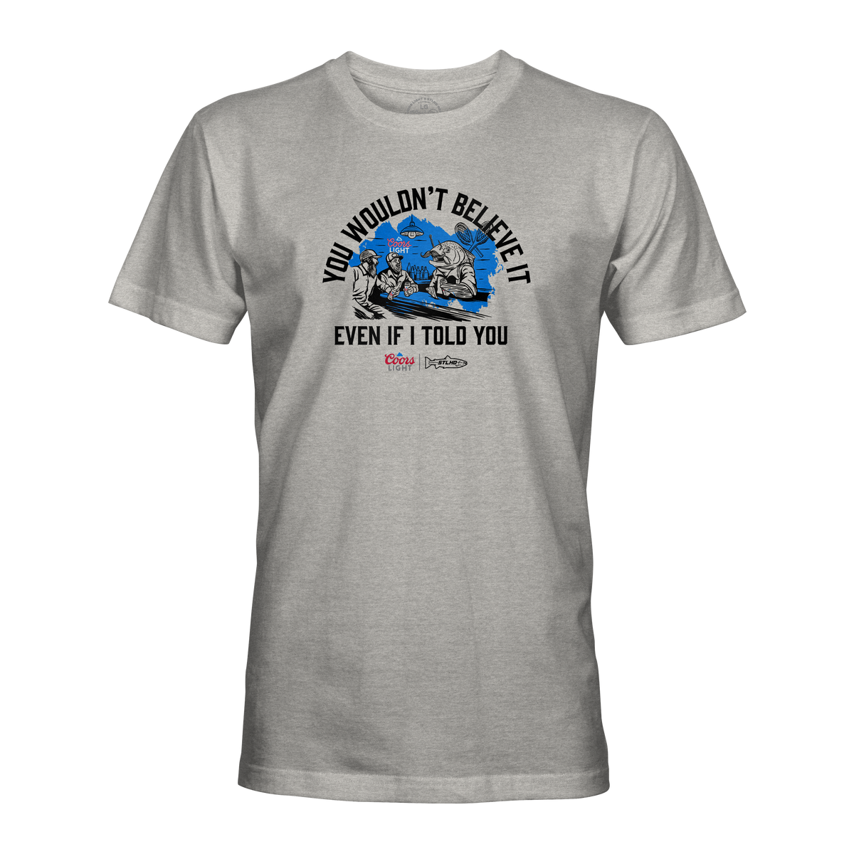 STLHD Men’s X Coors Light Bar Keep Tee, front view