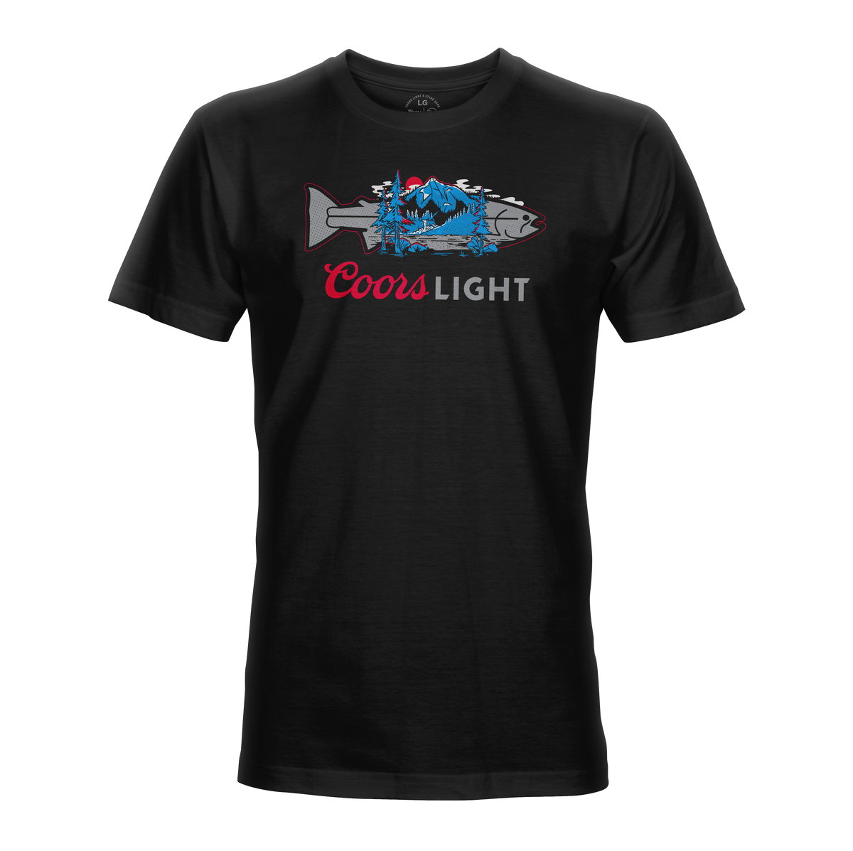 STLHD Men’s X Coors Light Blue Mountains Tee, front view