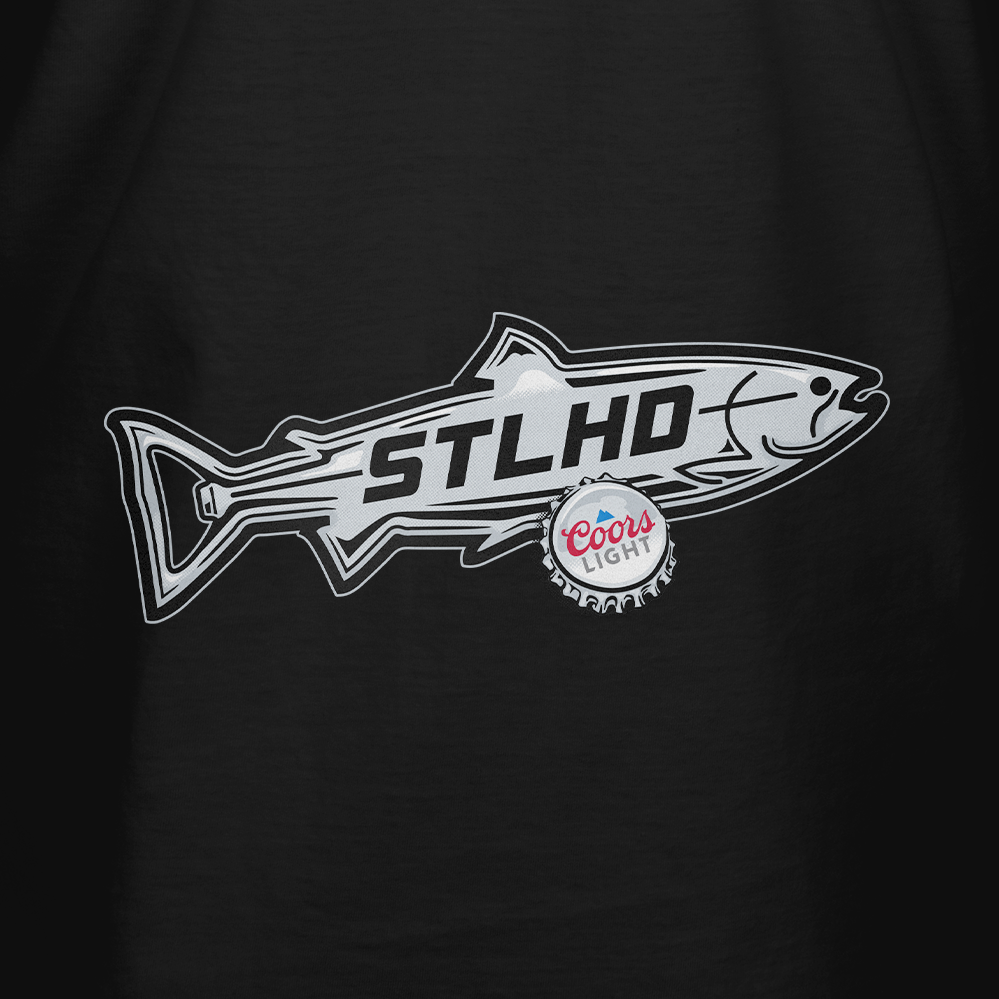STLHD Men’s X Coors Light Bottle Opener Tee, back view