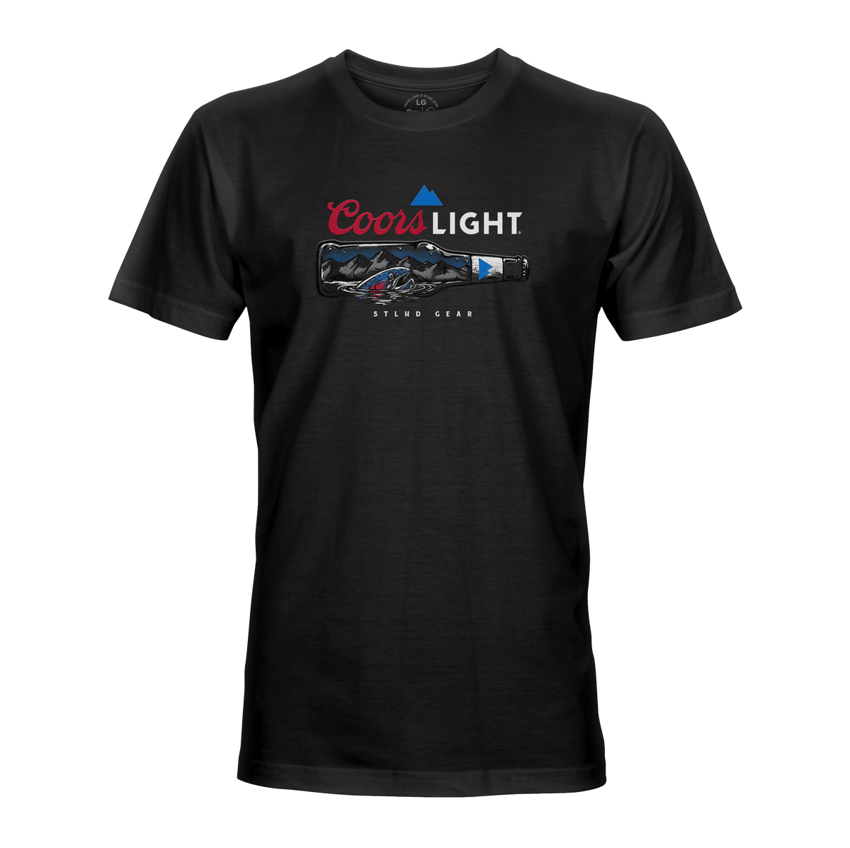 STLHD Men’s X Coors Light Bottlescape Tee, front view