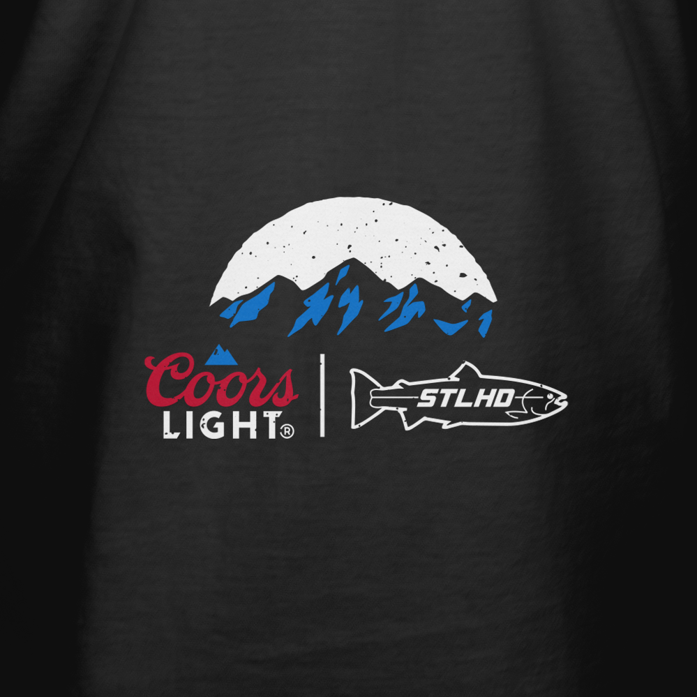 STLHD Men’s X Coors Light Chillin’ Tee, detail view