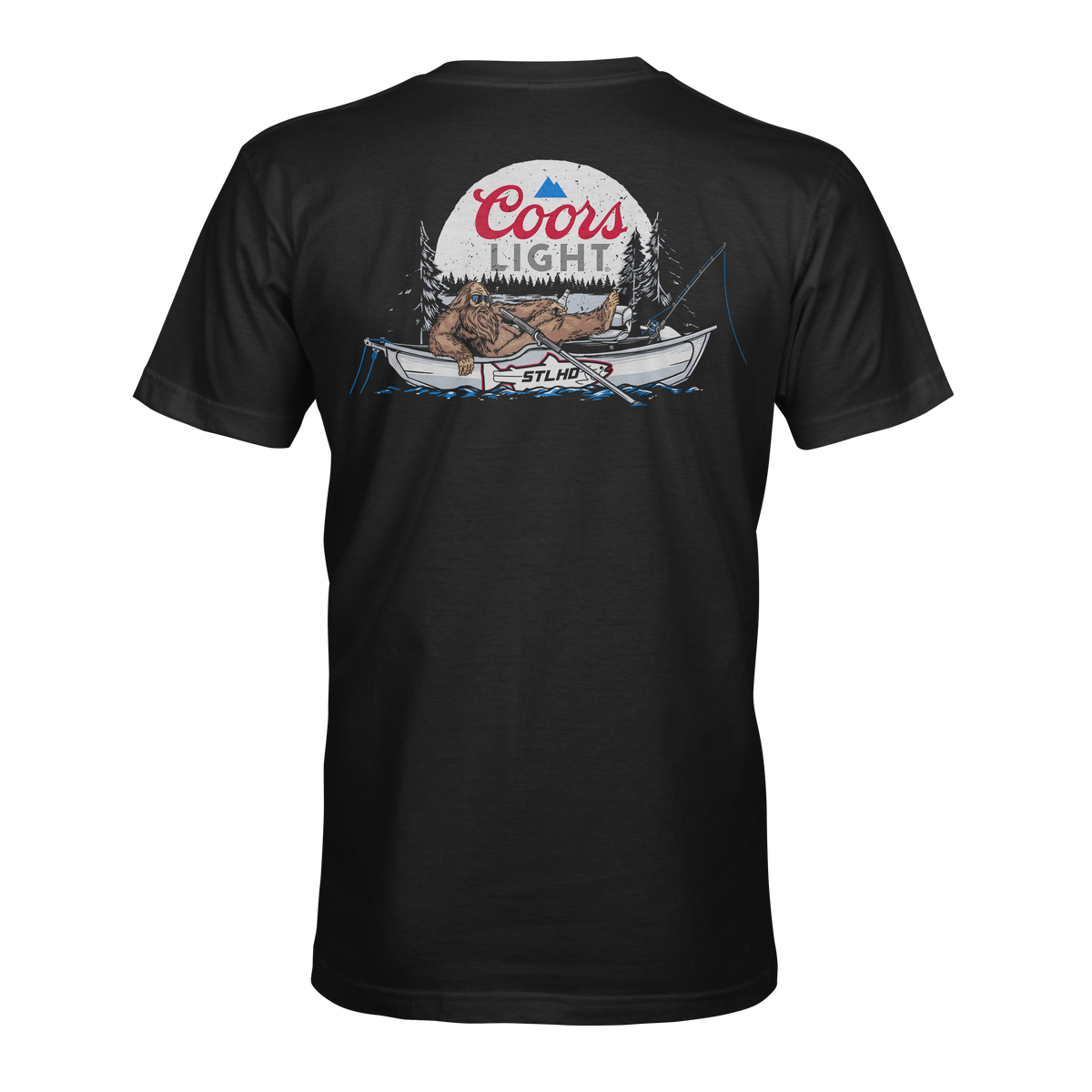STLHD Men’s X Coors Light Chillin’ Tee, front view