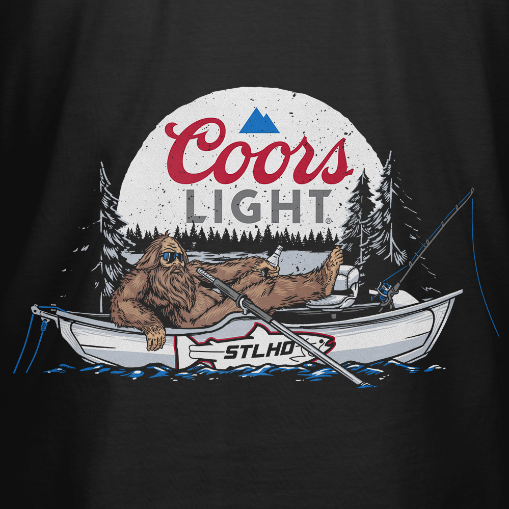 STLHD Men’s X Coors Light Chillin’ Tee, side view