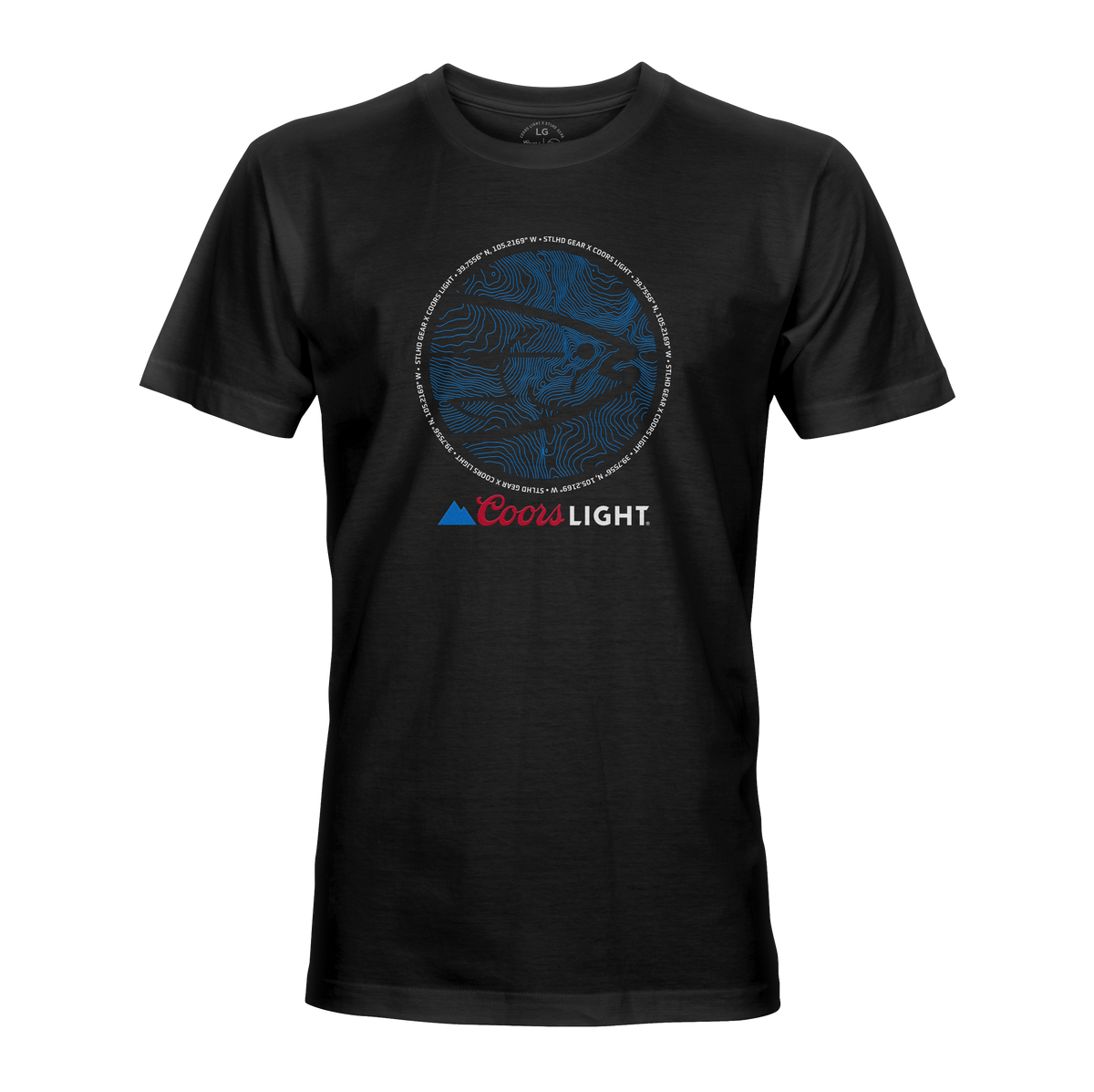 STLHD Men’s X Coors Light Coordinates Tee, front view