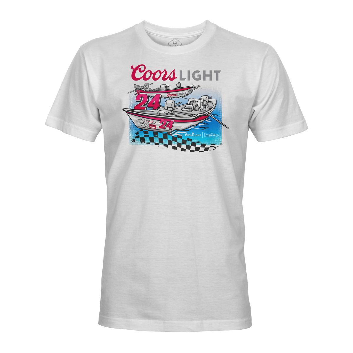 STLHD Men’s X Coors Light Fast Lane Tee, front view