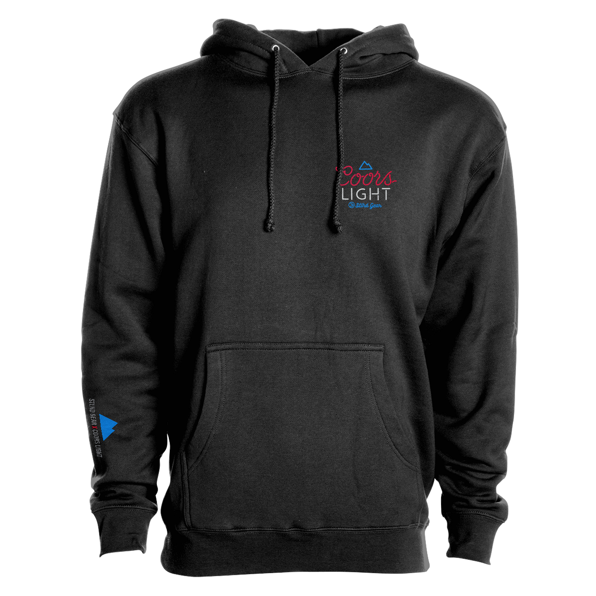 STLHD Men’s X Coors Light Last Cast Premium Hoodie, front view