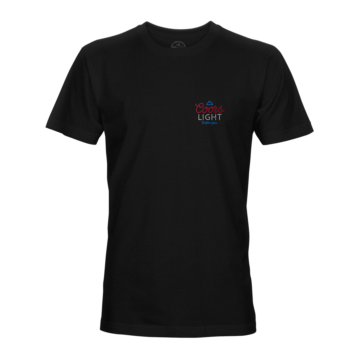 STLHD Men’s X Coors Light Last Cast Tee, detail view