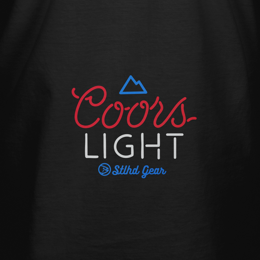 STLHD Men’s X Coors Light Last Cast Tee, side view