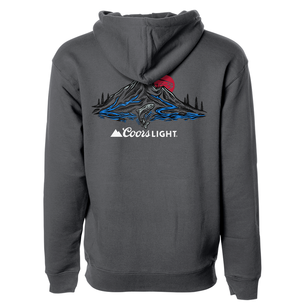 STLHD Men’s X Coors Light Rocky Mountain Cool Premium Hoodie, front view