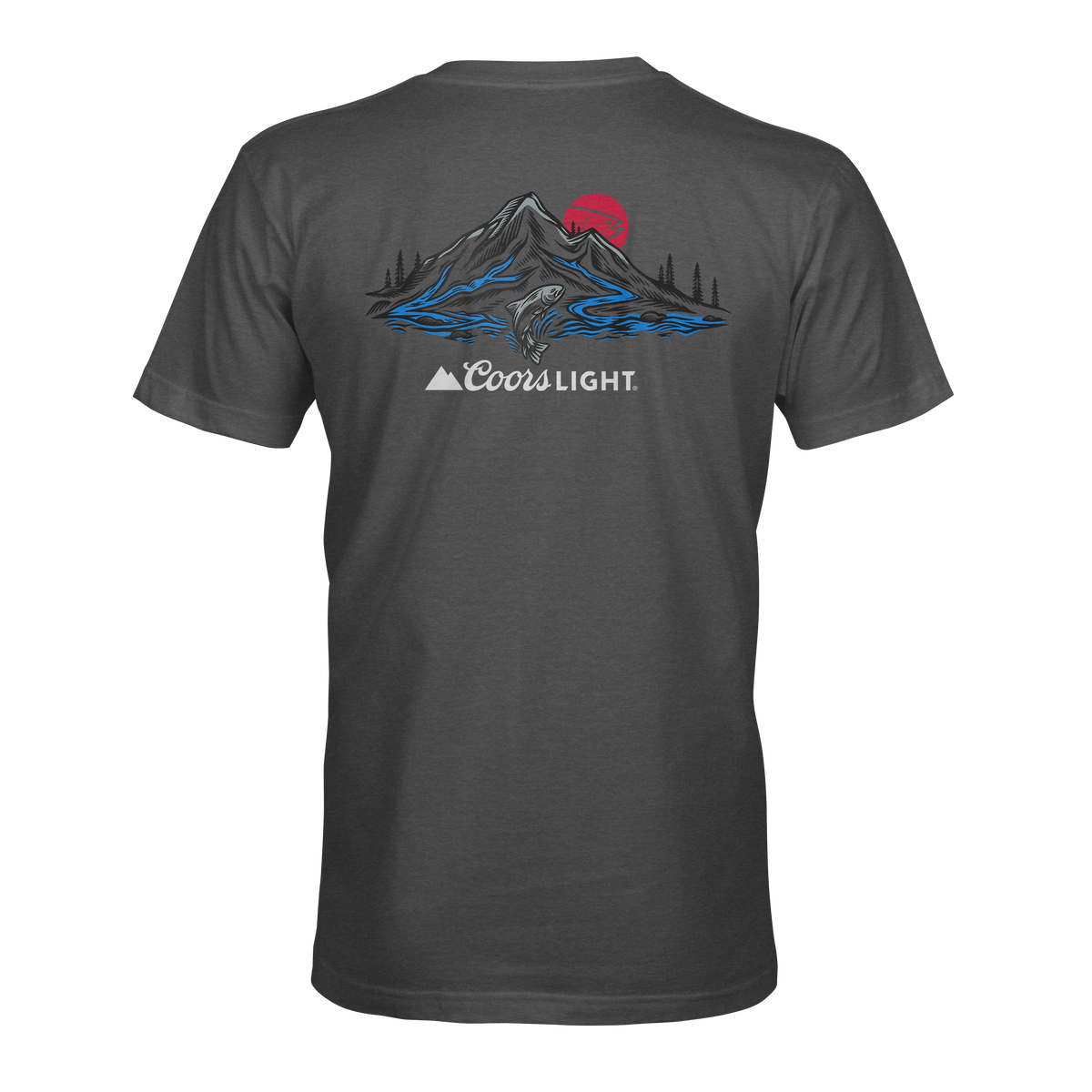 STLHD Men’s X Coors Light Rocky Mountain Cool Tee, front view