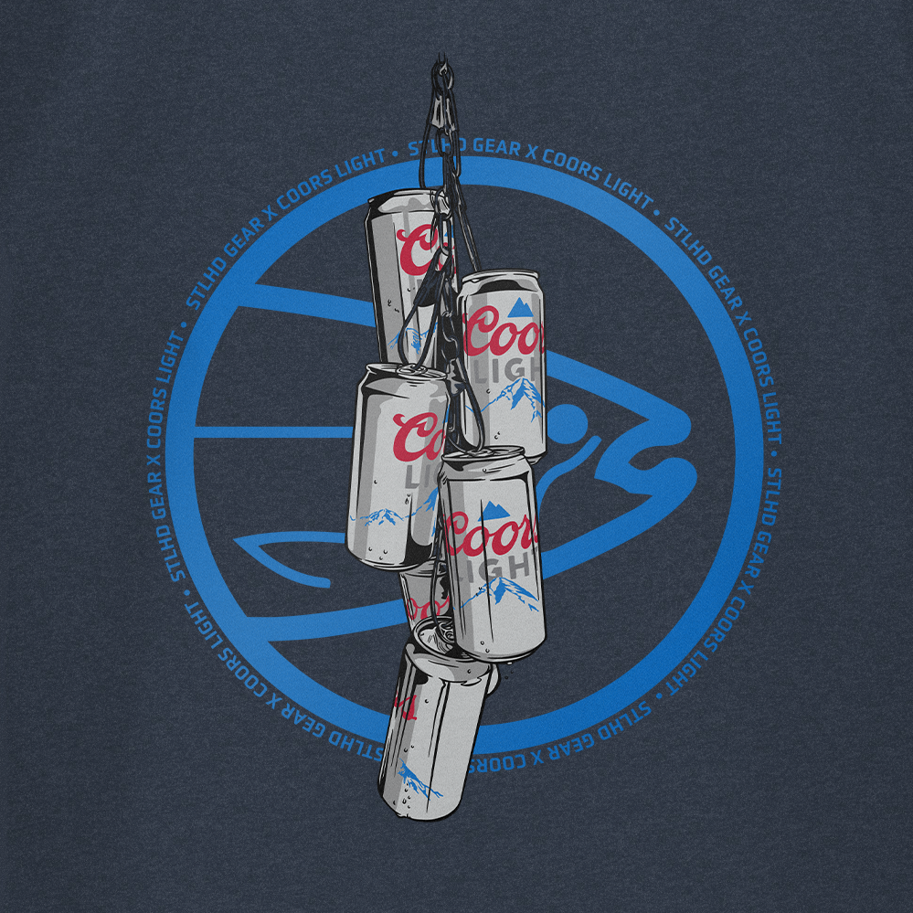 STLHD Men’s X Coors Light Stringer Tee, detail view