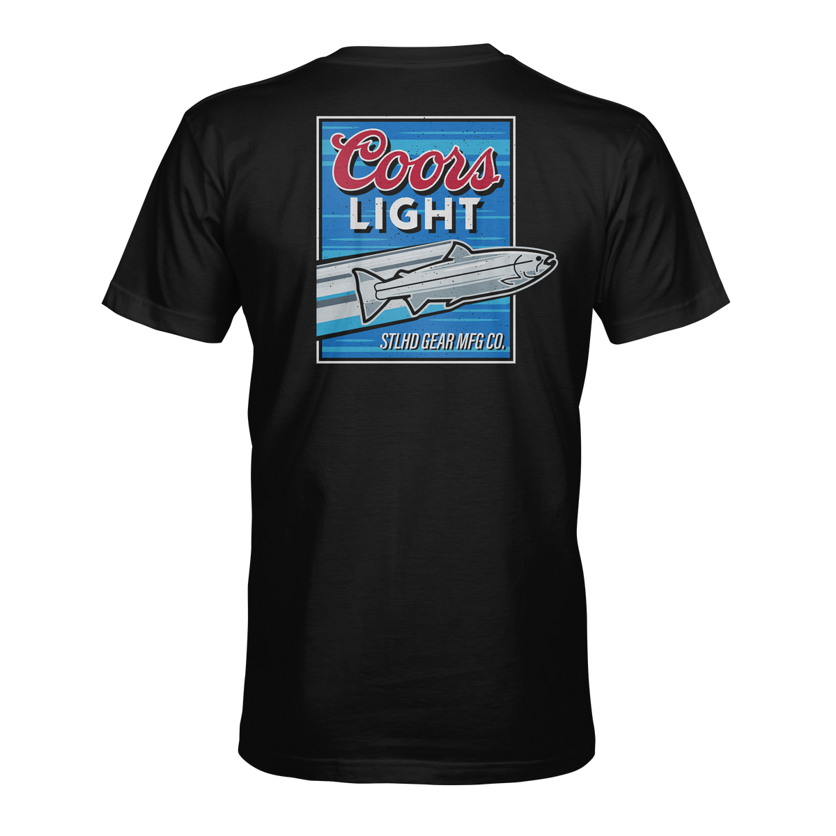 STLHD Men’s X Coors Light Throwback Tee, front view
