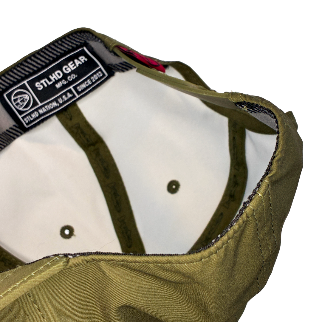 STLHD Mossback Performance Snapback, detail view
