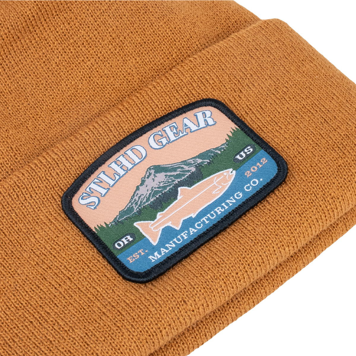 STLHD Mt. Hood Knit Hat, back view