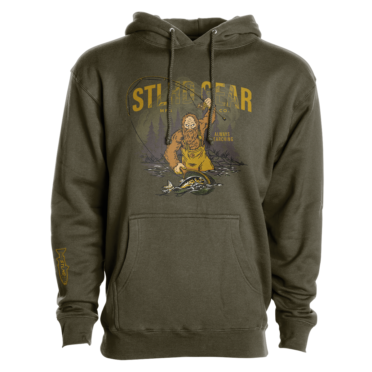 STLHD Net Job Premium Hoodie, front view