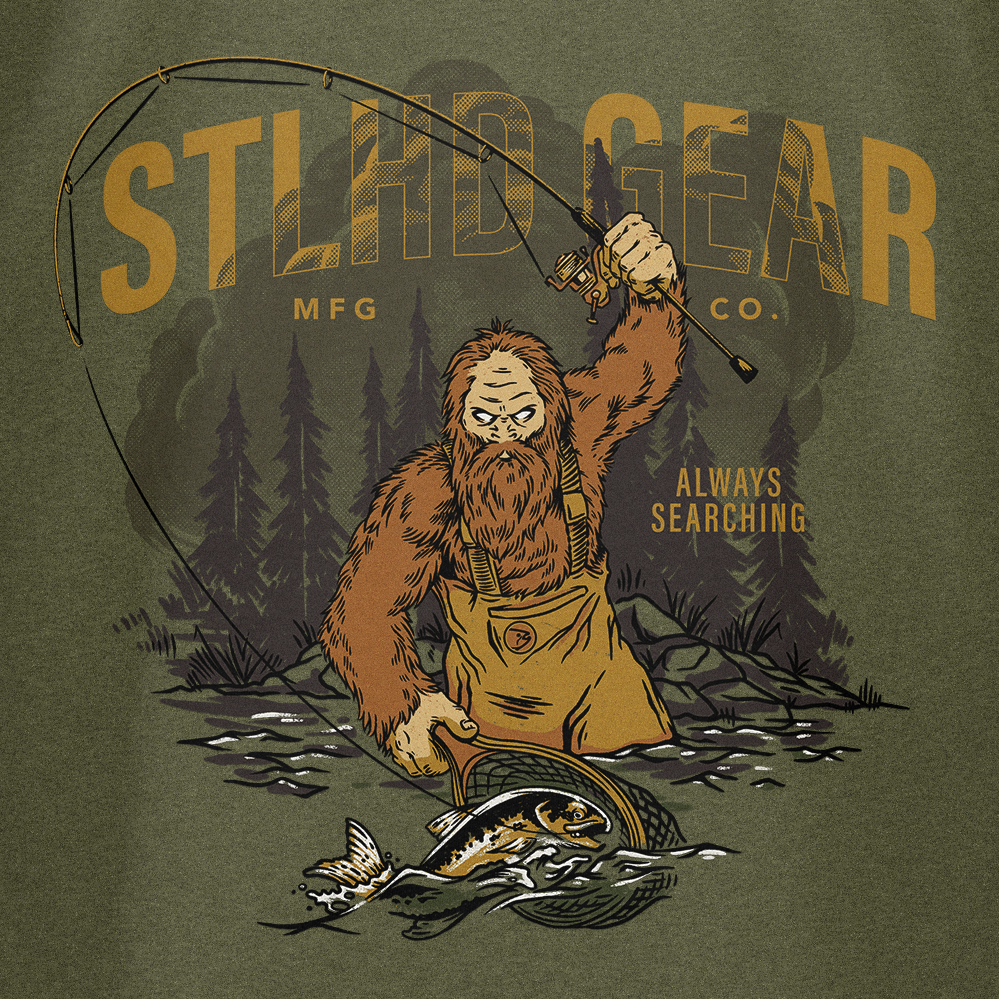 STLHD Net Job Tee, back view