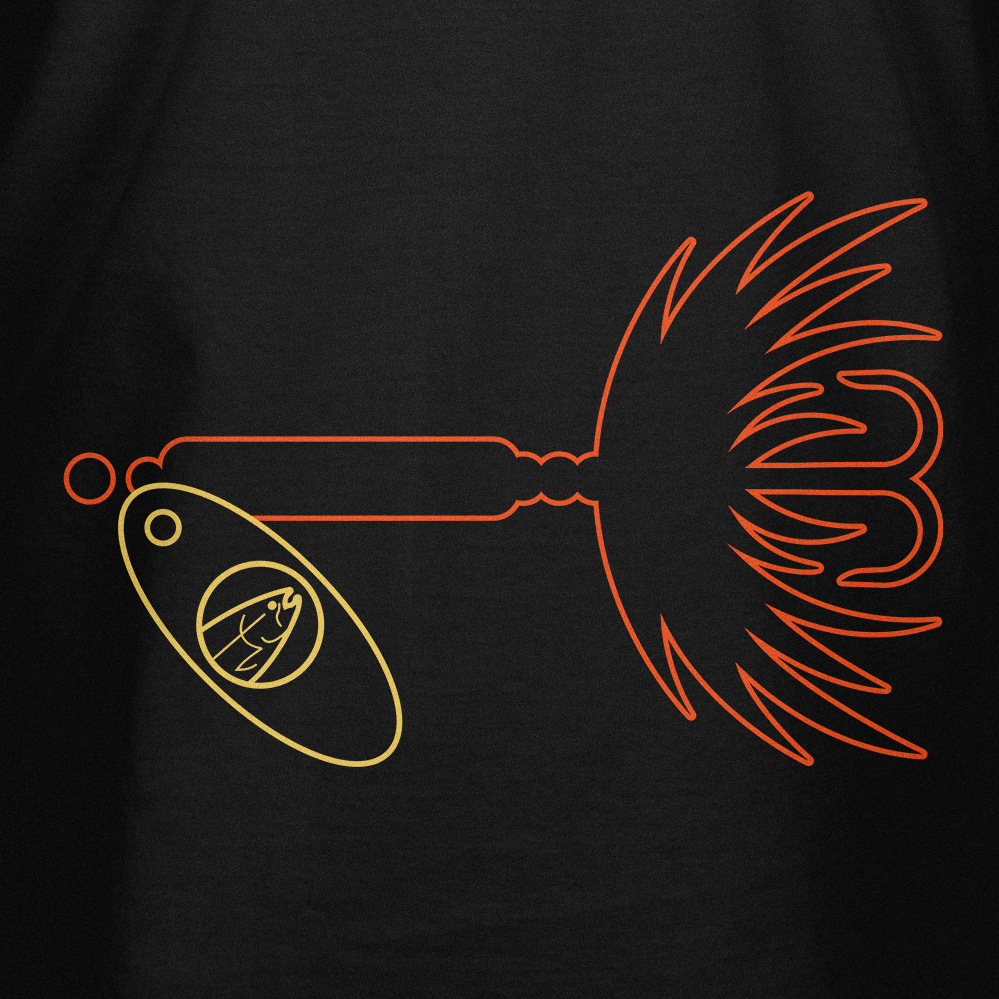 STLHD Rooster Tee, back view
