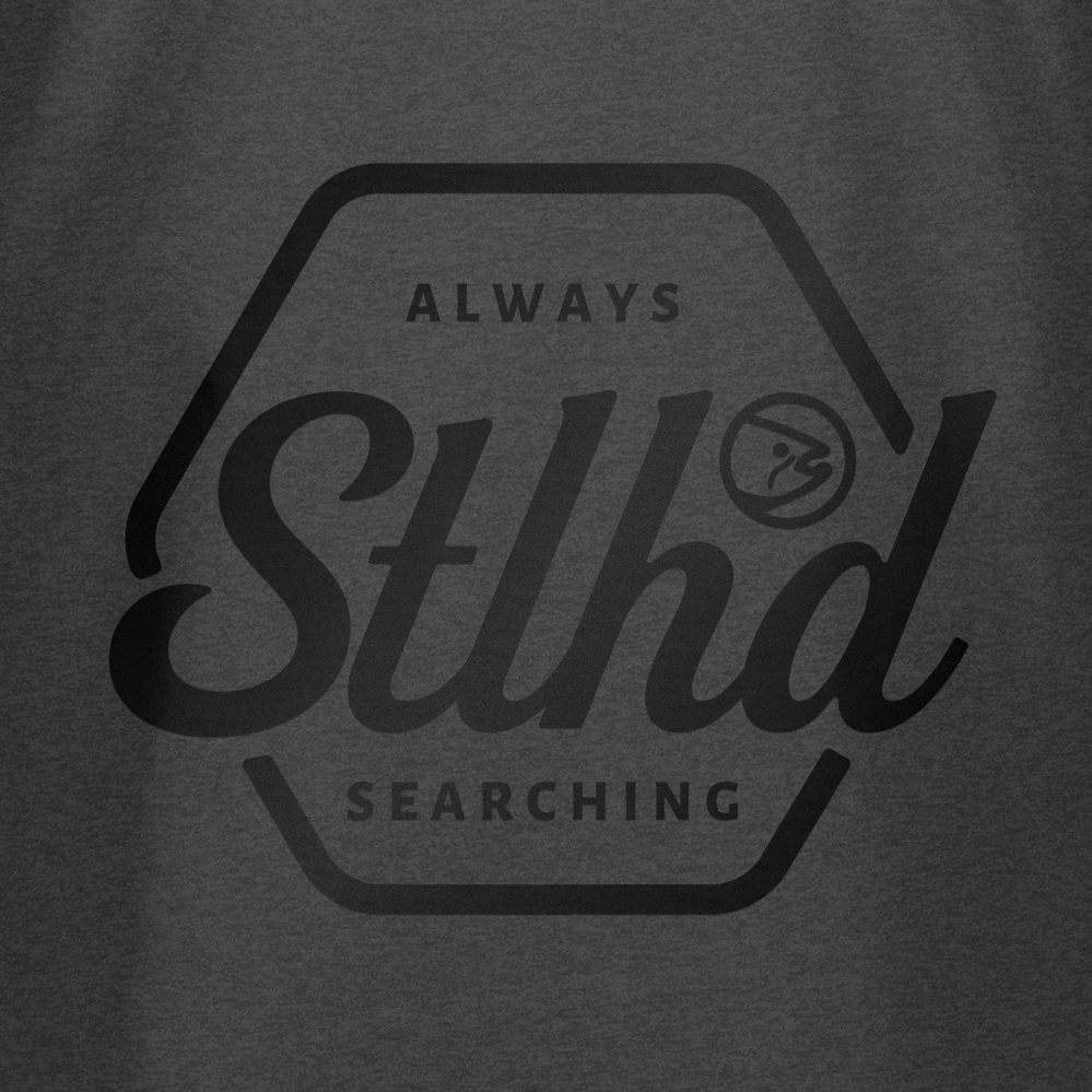 STLHD Script Tee, back view