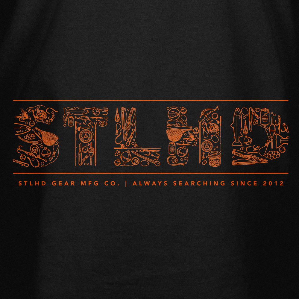 STLHD Tackle Box Tee, back view